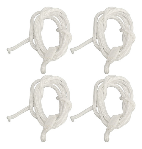 Cuerda De Acoplamiento Blanca Y Blanca, 4 Unidades, Línea De