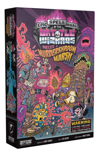 Juego De Mesa Epic Spell Wars Of The Battle Wizards Melee