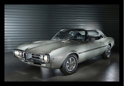 Pontiac Firebird 326 1967 Cuadro Enmarcado 45x30cm