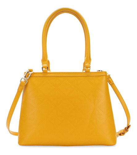 Bolsa Satchel Cloe Irikme Mediano Color Ocre