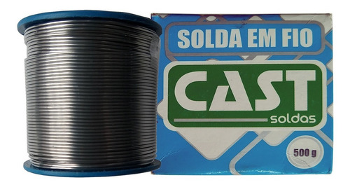 2 Rolo De Solda Estanho 500g 1.00mm  Cast