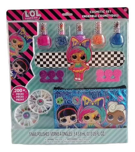 Set Cosmético Esmaltes Lol