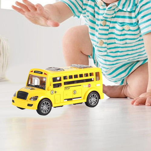 T 6 Paquete De 5 Autobuses Escolares De Juguete Para 6