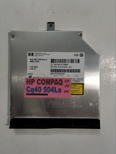 Compaq Cq40 Lectora De Discos Cd/dvd (Usado)
