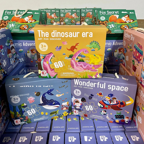 295 Pieces Of Dinosaur Paradise Color Box - Childrens