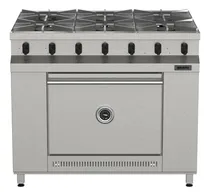 Comprar Cocina industrial Brafh 10456 Hornallas gn color acero inoxidable con puerta ciega