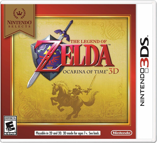 The Legend Of Zelda Ocarina Of Time 3d 3ds Mídia Física