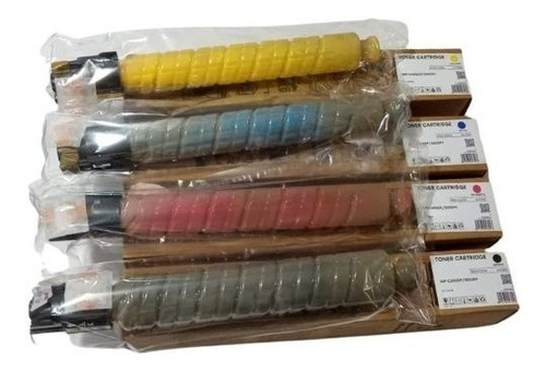 Kit De Toner Mp C305 Compatible Cyan Magenta Yellow Y Negro