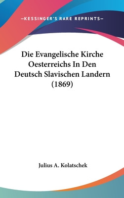 Libro Die Evangelische Kirche Oesterreichs In Den Deutsch...