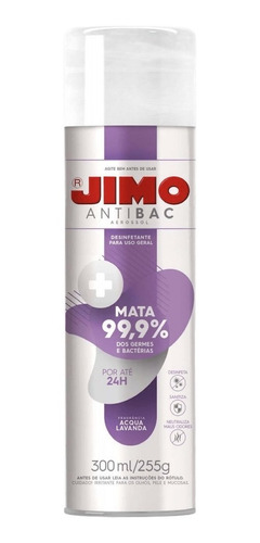 Aerosol De Ambiente Jimo Anti Bac Acqua-lavanda 300 Ml 