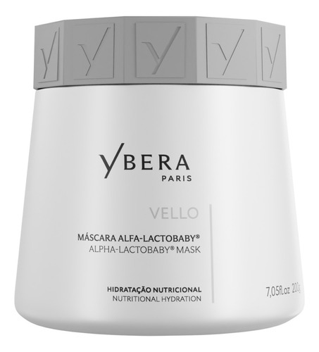 Máscara Ybera Paris Vello nutrição de 200mL 200g