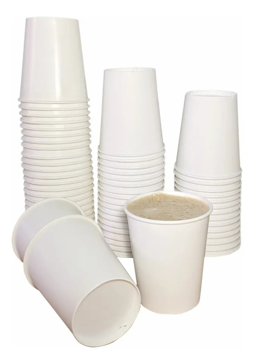 Copo De Papel 180ml Branco Descartável Papel Biodegradável Boxbe C/ 100un