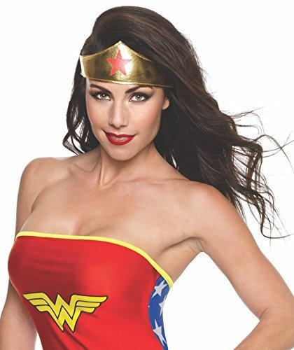 Disfraz De Rubie Co Mujer Dc Superhéroes Wonder Woman Tiara