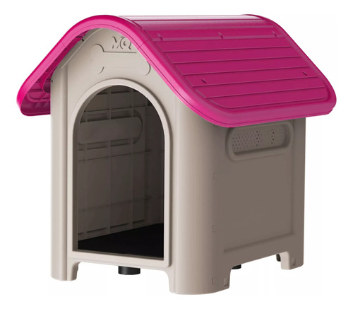 Casa Perro Plástica Grand 90.8x82.6x103.5 Cm Magenta