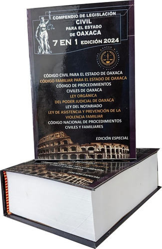 Compendio Legislación Civil Oaxaca 7 En 1 2024 Código Ley 