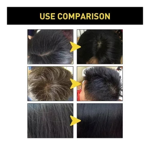 Champú Instantáneo Para Teñir El Cabello Con Jengibre Cubre