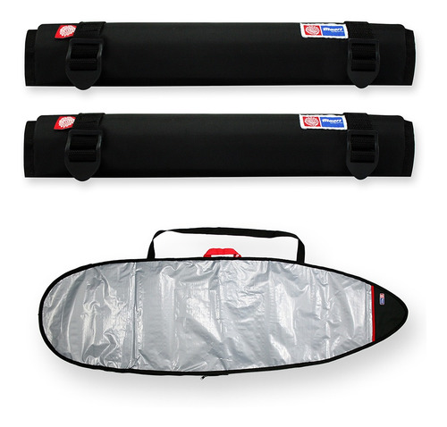 Capa Prancha Surf Refletiva 6'0 A 6'3 Com Tubo Espuma 40cm