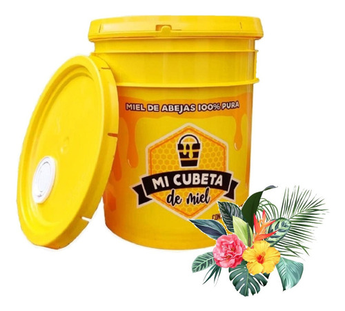  Cubeta 25 Kg Miel De Abejas Natural