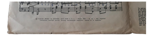 Volver Tango Partitura Carlos Gardel (Usado)