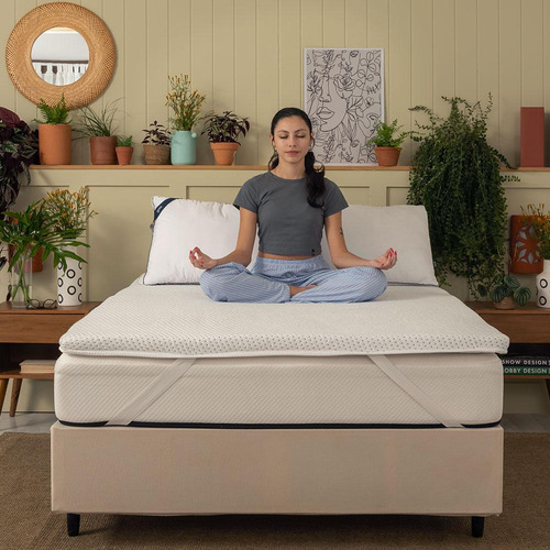 Pillow Top Queen Guldi Espuma D30 Com Alça Branco