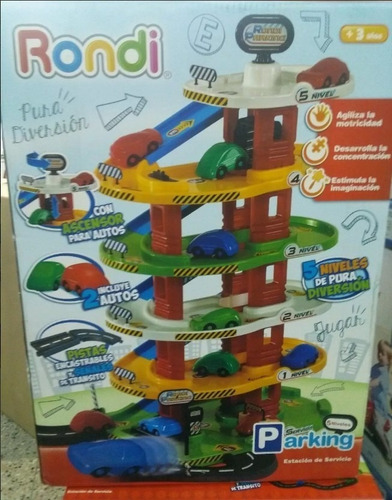 Imagen 3 de 7 de Juguete De Rondi Para Nene Estación Parking 5 Niveles 7001