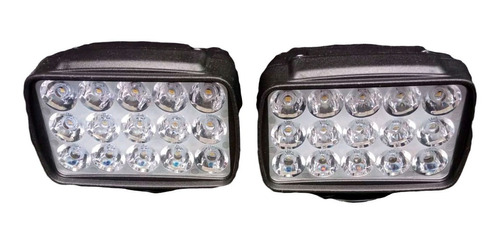 Par Faros Auxiliares Led De Niebla, Para Auto Y Moto 