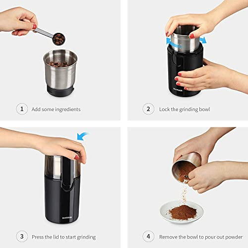 Molinillo De Café Eléctrico Shardor, Molinillo De Especias E