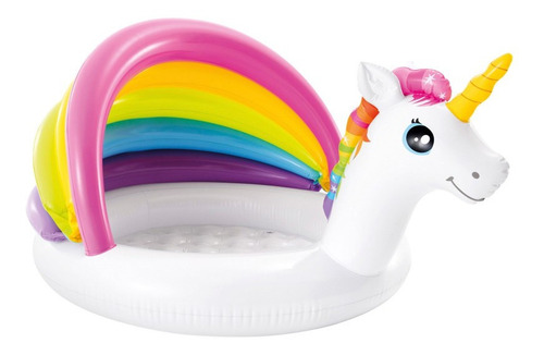 Pileta Infantil Inflable Intex Unicornio Baby  127x102x69 Cm