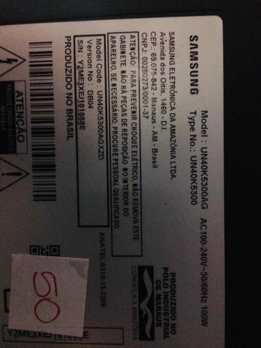 Tv 40 Samsung Un40 K 5300agxzd