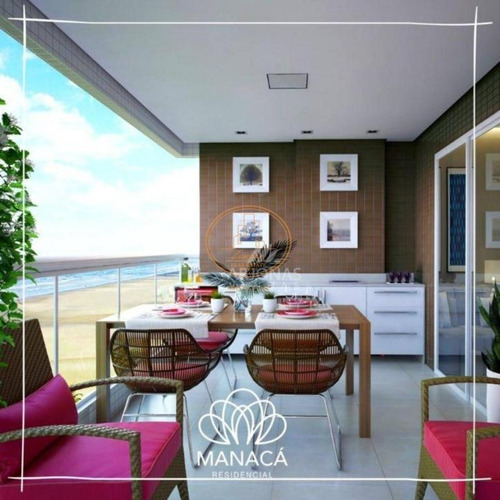 Apartamento Com 1 Dormitório(s) Localizado(a) No Bairro Aviação Em Praia Grande / Praia Grande - 6163