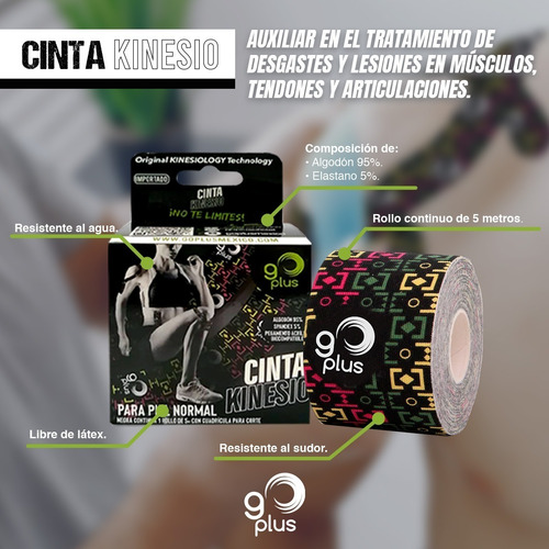 Imagen 6 de 6 de Massage Gun + 3 Cintas Kinesio Go Plus! De Regalo!