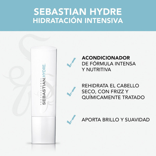 Acondicionador Hidratnte Sebastian Professional Hydre 250 Ml