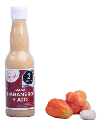 Salsa Habanero Y Ajo, San Miguel