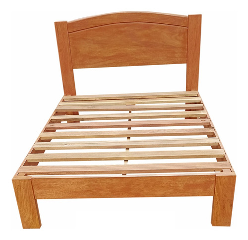 Cama 2 Plazas,madera Tornillo,modelo Oval I
