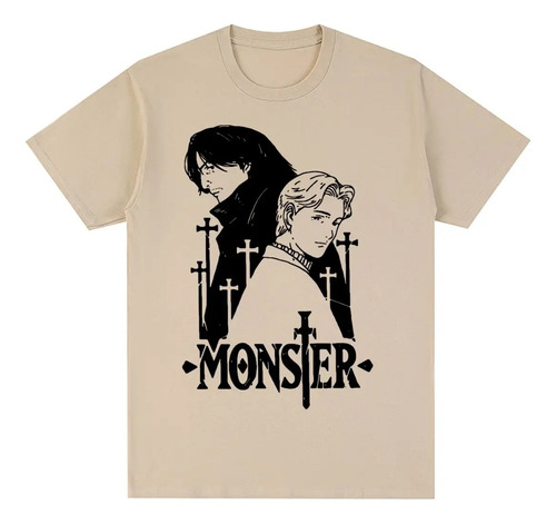 Camiseta De Algodón Estampada Naoki Urasawa Monster
