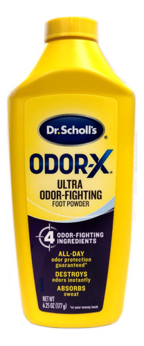 Dr. Scholl's Odor-x - Polvo Para Pies Que Combate El Olor, 6