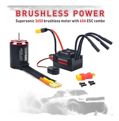 Superpass Hobby Impermeable Kv Motor Sin Escobillas Y Combo