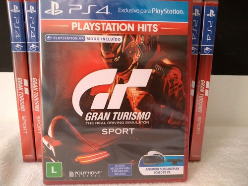 Gran Turismo Sport - Ps4 - Mídia Física - Lacrado