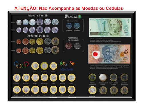 Quadro Porta Moedas Olimpiadas Comemorativas Jogos Olimpicos