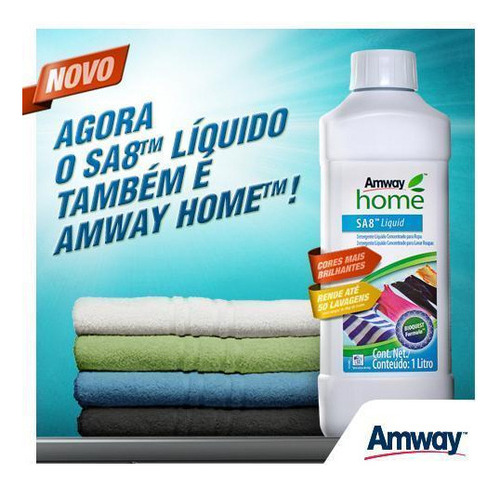 Sabão Líquido P/roupas Concentrado Hipoalergênico Amway - 1l