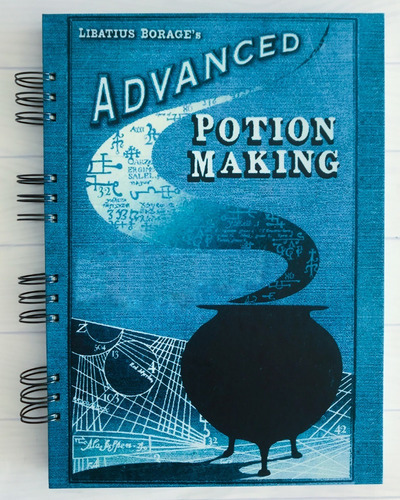 Cuaderno Artesanal A4 De Harry Potter - Libro De Pociones