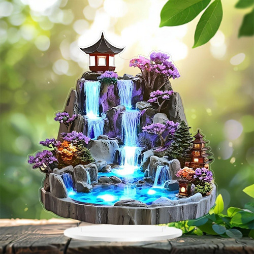 Fuente De Agua De Mesa 2d, Decoración, Regalo De