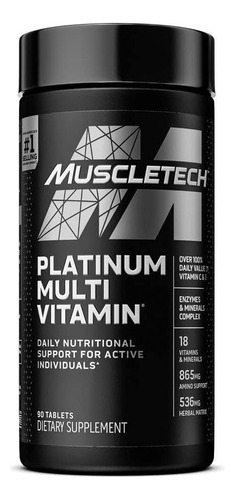 Muscletech  Essential Series Platinum Multi Vitamin, 90 Ct