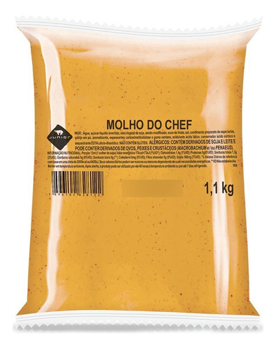 Molho Do Chef Junior Pouch 1,1kg