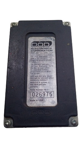 Pedal Para Guitarra Dod Fx58 Metal Maniac (Usado)
