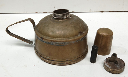 Antiguo Calentador Mechero En Bronce (Usado)