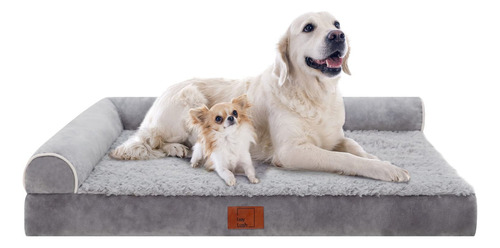 Lazy Lush Cama Reforzada Para Perros Extra Grandes, Camas Or