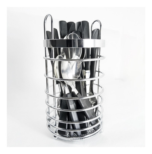 Imagen 5 de 6 de Escurridor Porta Cubiertos Seca Plato Cocina Organizador