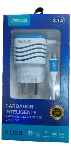 Cargador Rapido 3.1 Amp + 2 Puertos Usb Micro Usb Celular