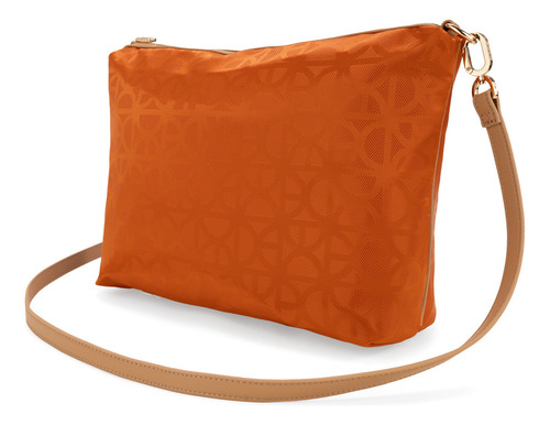 Bolsa Tote 2 En 1 Cloe Izimali Ii Grande Color Naranja